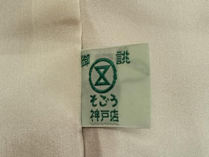 平和屋着物●上質な色無地 赤香色 そごう百貨店扱い 正絹 逸品 未使用 CAAQ5706ua