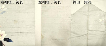 平和屋着物●訪問着 友禅 作家物 紬地 枝花文 正絹 逸品 DAAR4327tw