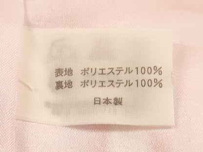 平和屋着物∵女の子　十三参り　子供　祝着・襦袢(半衿刺繍)セット　舞花文　金彩　洗える着物　DAAR1360jm