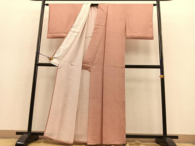 平和屋着物▽江戸小紋 単衣 鮫小紋柄 正絹 逸品 BAAS8355hv