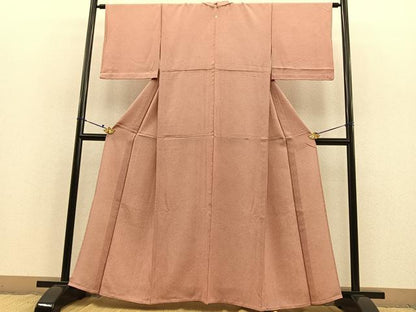 平和屋着物▽江戸小紋 単衣 鮫小紋柄 正絹 逸品 BAAS8355hv
