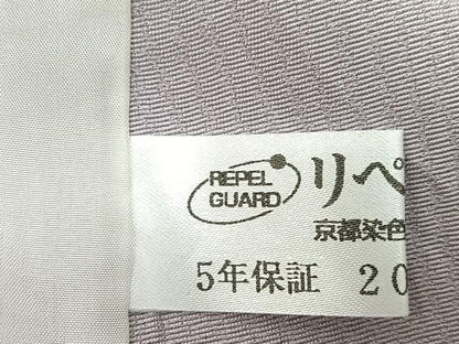 平和屋着物▽訪問着　単衣　薔薇　暈し染め　金彩　正絹　逸品　BAAS8004yc