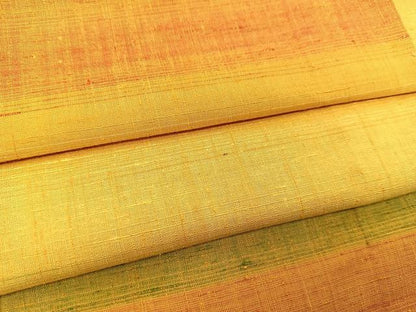 平和屋着物▽上質な紬 単衣 霞文 正絹 逸品 BAAS8013yc