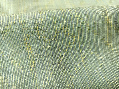平和屋着物▽上質な紬 単衣 紗綾型文様 正絹 逸品 BAAS8029yc