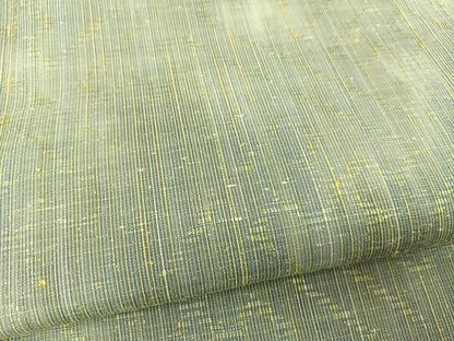 平和屋着物▽上質な紬 単衣 紗綾型文様 正絹 逸品 BAAS8029yc
