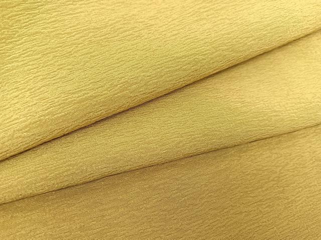 平和屋着物▽上質な色無地 単衣 抹茶色 正絹 逸品 BAAS8052yc