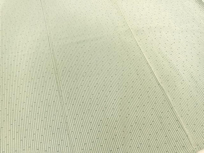 平和屋着物▽江戸小紋　単衣　竹縞　正絹　逸品　BAAS8050yc