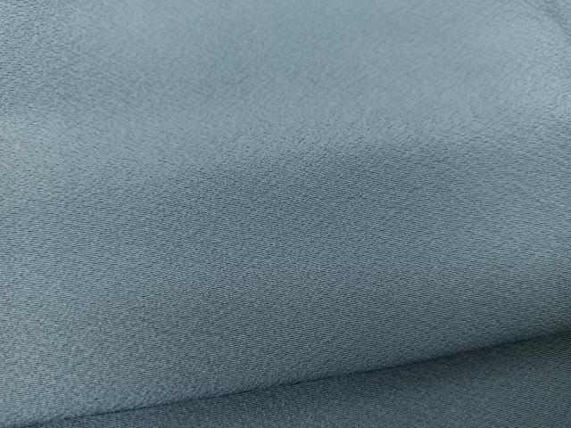 平和屋着物▽上質な色無地 単衣 錆御納戸色 正絹 逸品 BAAS8056yc