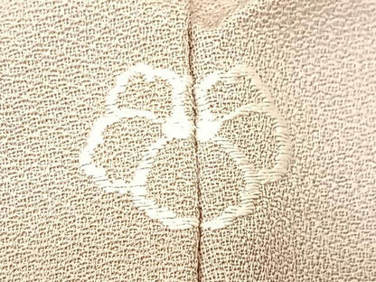 平和屋着物▽訪問着 単衣 作家物 枝花文 正絹 逸品 BAAS8061yc