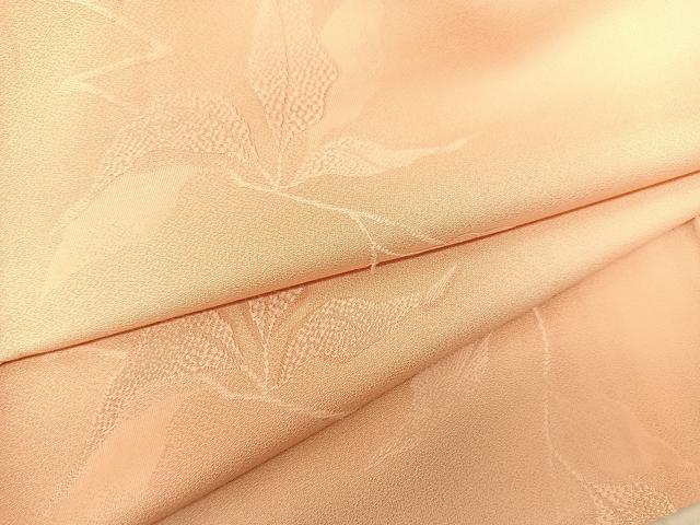平和屋着物▽上質な小紋 単衣 枝葉文 暈し染め 正絹 逸品 BAAS8058yc