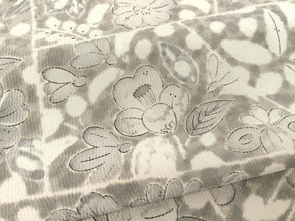 平和屋着物▽上質な小紋 単衣 辻が花 正絹 逸品 BAAS8062yc