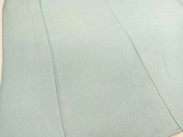 平和屋着物▽上質な色無地　単衣　氷割地紋　瓶覗色　正絹　逸品　BAAS8075yc