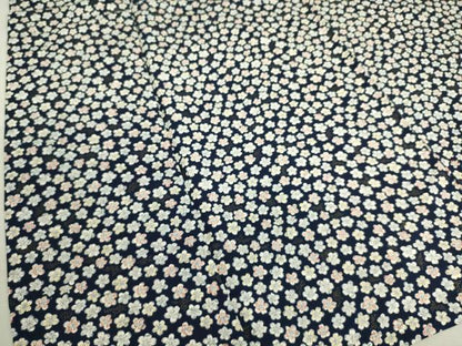 平和屋着物▽上質な小紋 単衣 舞花文 正絹 逸品 DAAQ4508az