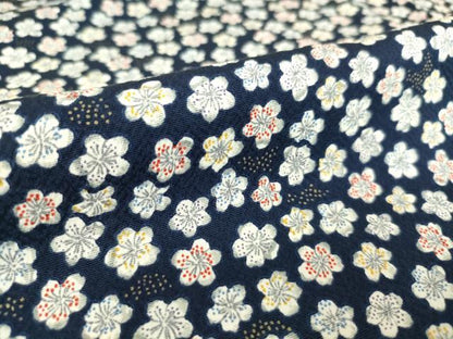 平和屋着物▽上質な小紋 単衣 舞花文 正絹 逸品 DAAQ4508az