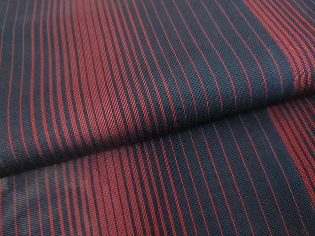 平和屋着物▽道行コート スリーシーズン 春夏秋 塵除け 紗 縞 ロング丈 正絹 逸品 DAAS0053az