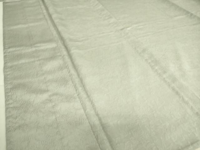 平和屋着物▽上質な色無地 単衣 草花地紋 蕎麦切色 正絹 逸品 DAAS0050az