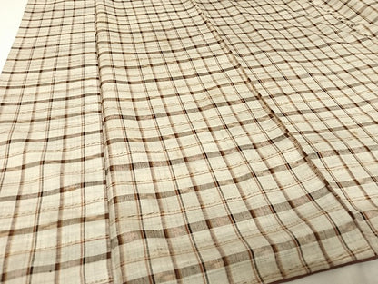 平和屋着物●国指定重要無形文化財 本場久米島紬 手織 正絹 逸品 AAAT9457np