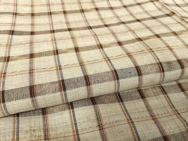 平和屋着物●国指定重要無形文化財 本場久米島紬 手織 正絹 逸品 AAAT9457np