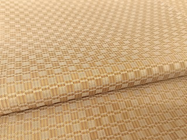平和屋着物●山下八百子 本場黄八丈 紬 正絹 逸品 AAAT9443np