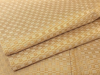 平和屋着物●山下八百子 本場黄八丈 紬 正絹 逸品 AAAT9443np