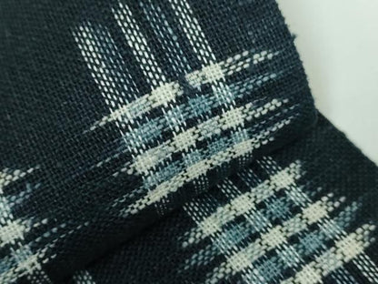 平和屋本店▽極上　男性　角帯　スリーシーズン　絣　綿　逸品　DZAA5428kh5