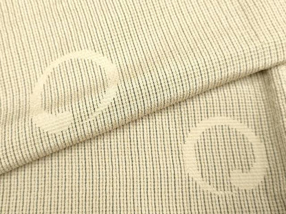 平和屋着物▽本塩沢　単衣　丸文　大丸織物謹製　証紙付き　正絹　逸品　DAAR5357du