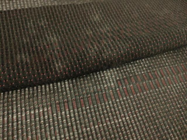 平和屋着物▽羽織　スリーシーズン　春夏秋　塵除け　横段文　正絹　逸品　DAAS0114az