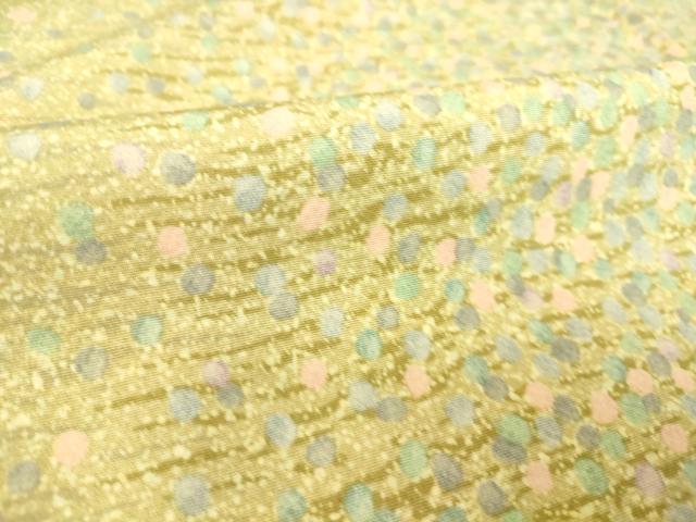 平和屋着物▽上質な小紋 単衣 霞丸文 正絹 逸品 DAAS0101az