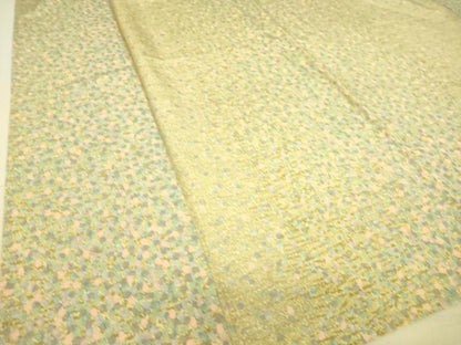 平和屋着物▽上質な小紋 単衣 霞丸文 正絹 逸品 DAAS0101az