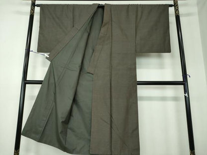 平和屋着物●男性　本場大島紬　アンサンブル　80亀甲　総詰め　正絹　逸品　DAAS3088ps
