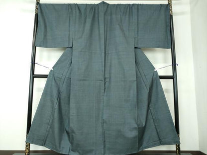 平和屋着物●男性 本場大島紬 アンサンブル キングサイズ 長羽織 100亀甲 総詰め 正絹 逸品 DAAS3087ps