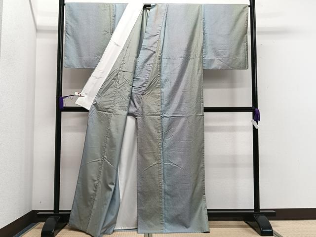 平和屋着物▽本場大島紬 単衣 縞 証紙付き 正絹 逸品 CAAS2441xi