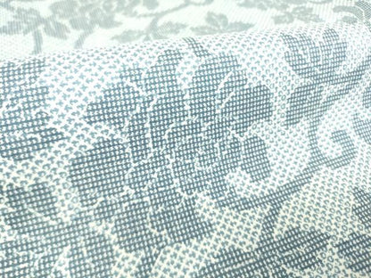 平和屋着物▽本場染大島紬 単衣 牡丹唐草文 正絹 逸品 DAAS0147az