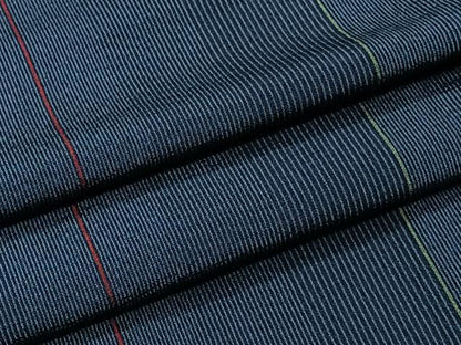 平和屋着物▽上質な小紋 単衣 縞 正絹 逸品 CAAS2484xi