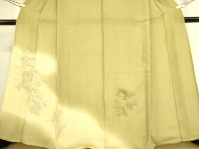 平和屋着物▽訪問着 無双 紗袷 紗×絽 吉祥花文 暈し染め 正絹 逸品 DAAS0291az