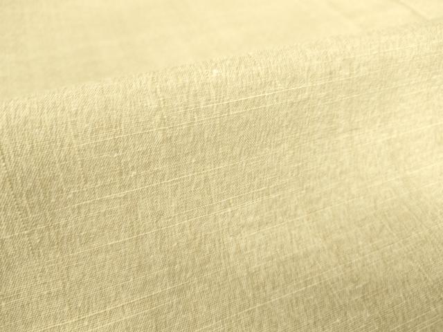 平和屋着物▽男性　紬　単衣　練色　正絹　逸品　DAAS0215az