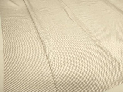 平和屋着物▽上質な小紋 単衣 丸文 鬼しぼ縮緬 正絹 逸品 DAAS0214az