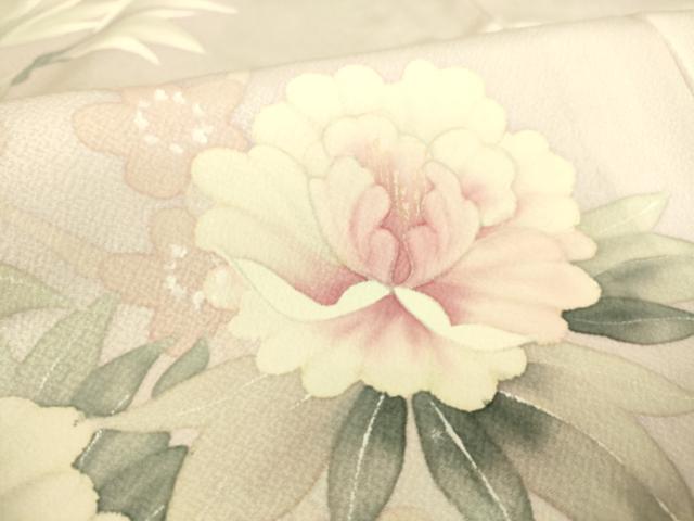 平和屋着物▽訪問着 単衣 花尽くし 正絹 逸品 DAAS0225az