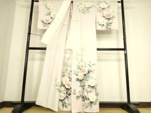 平和屋着物▽訪問着 単衣 花尽くし 正絹 逸品 DAAS0225az