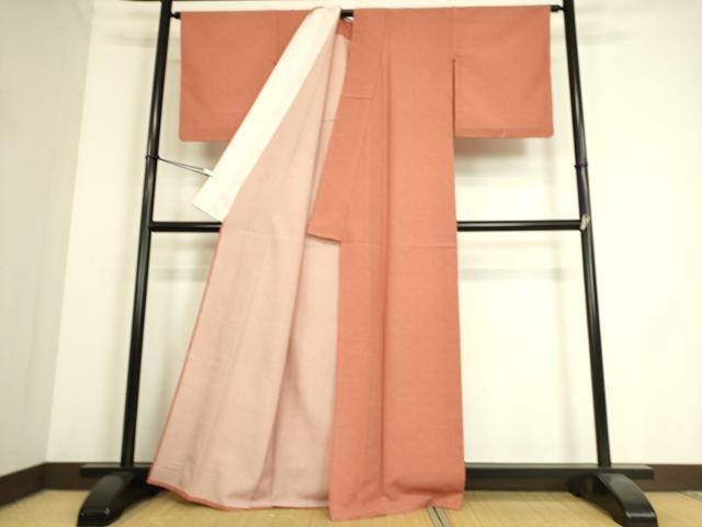 平和屋着物▽小紋 単衣 小花 洗える着物 DAAS0248az