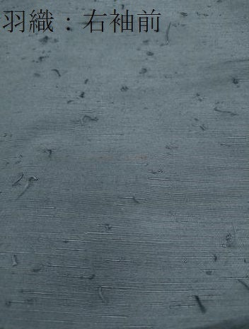 平和屋着物●男性 髭紬 アンサンブル 色無地 藍鼠色 正絹 逸品 CAAS0288th