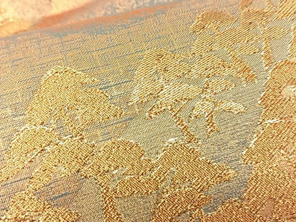平和屋着物◎六通柄袋帯 樹林文 金糸 正絹 逸品 BAAS9908du