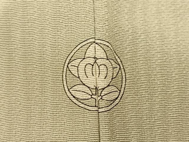 平和屋着物▽訪問着 単衣 花丸文 金彩 正絹 逸品 BAAS8190yc