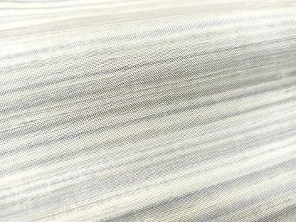 平和屋着物▽上質な紬 単衣 横段文 正絹 逸品 BAAS8200yc