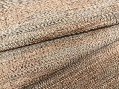 平和屋着物▽上質な紬 単衣 絣文様 正絹 逸品 BAAS8198yc