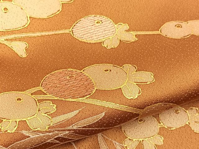 平和屋着物▽訪問着 単衣 刺繍 万寿菊 金彩 正絹 逸品 BAAT1130hv