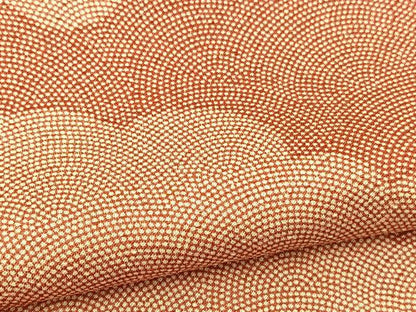 平和屋着物▽江戸小紋 単衣 青海波 瑞雲 正絹 逸品 BAAT1144hv