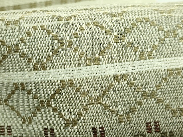 平和屋本店■極上　夏物　八寸名古屋帯　花織　逸品　DZAA5166kh5