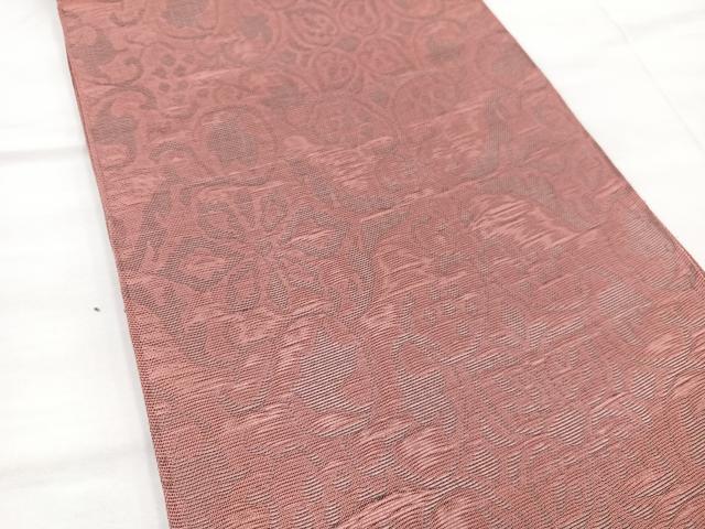 平和屋着物＊夏物 六通柄袋帯 飾花文 正絹 逸品 BAAT1173hv