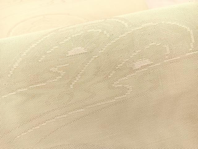 平和屋着物＊夏物　六通柄袋帯　片輪車　銀糸　正絹　逸品　BAAT3008hv